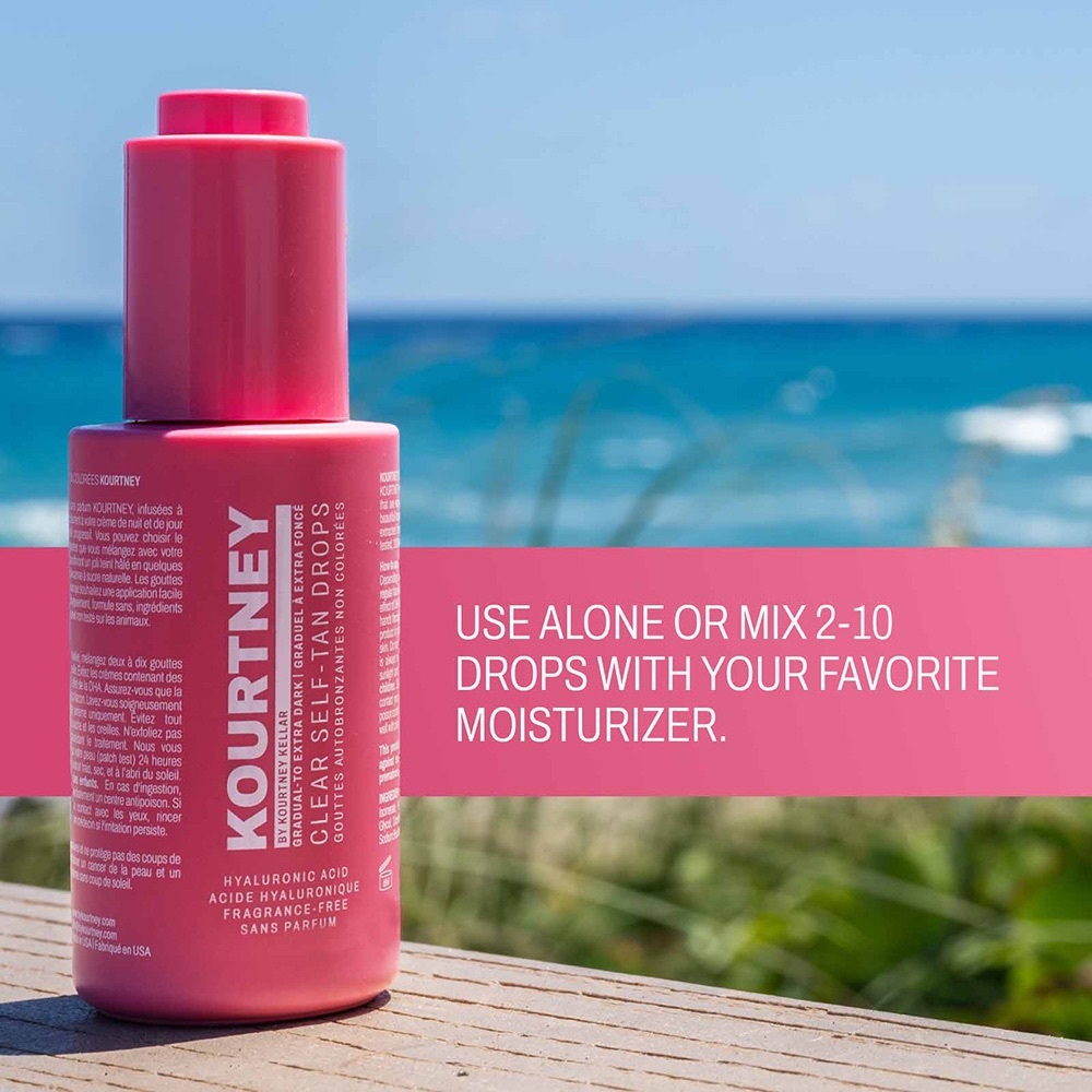 Kourtney By Kourtney Kellar Clear Self-Tan Hyaluronic Acid Drops